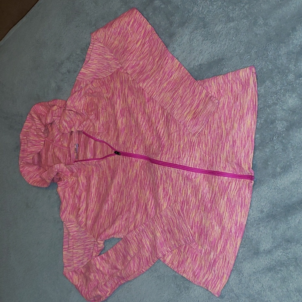 Columbia Women's Pink Zippered Track Jacket Size Medium